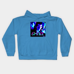 pop aha scribble Kids Hoodie